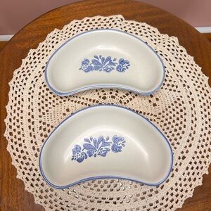 Pfaltzgraff Yorktowne crescent salad plates or side dishes